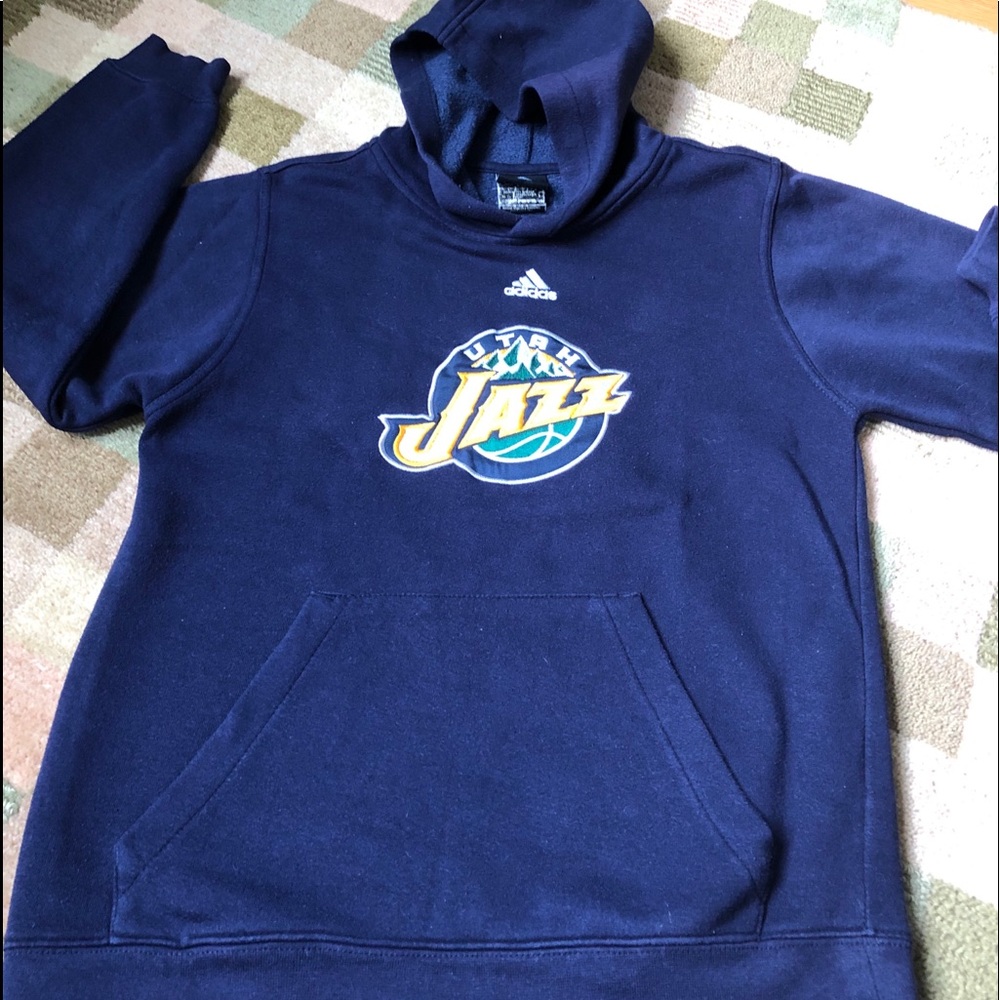 Utah Jazz Adidas hoodie 10-12 boys